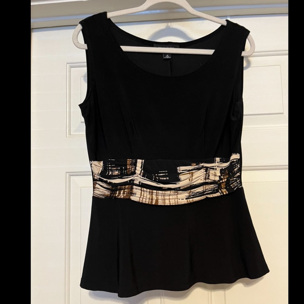 Perceptions New York Black Sleeves Blouse